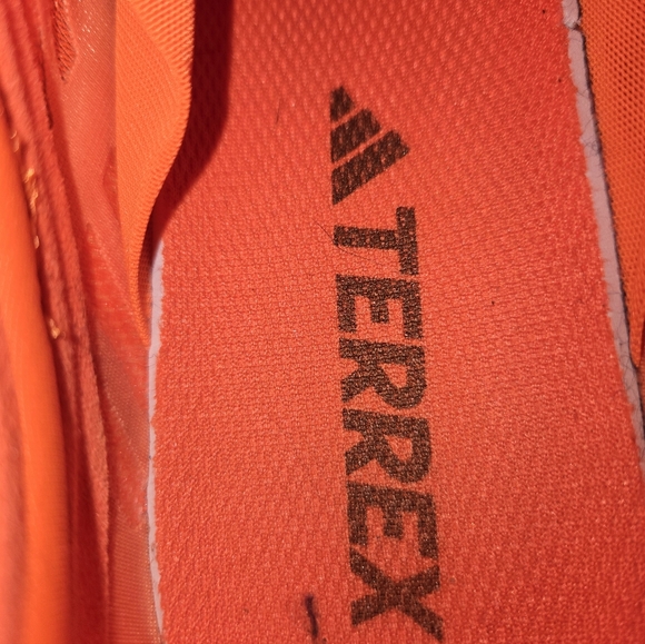 Adidas Terrex Agravic Speed Ultra Men's Size 8.5 Orange Sneakers - Picture 5 of 7